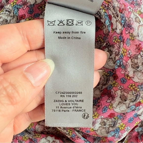 Zadig and Voltaire Reevas Skull Print Dress - Picture 11 of 14